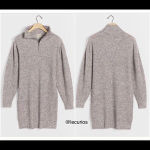 Anthropologie Grey Sweater Dress. Size Small